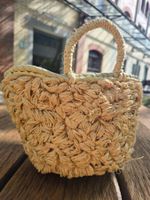 Korb: Palmblatt/Raffia (Bast) Prototyp S