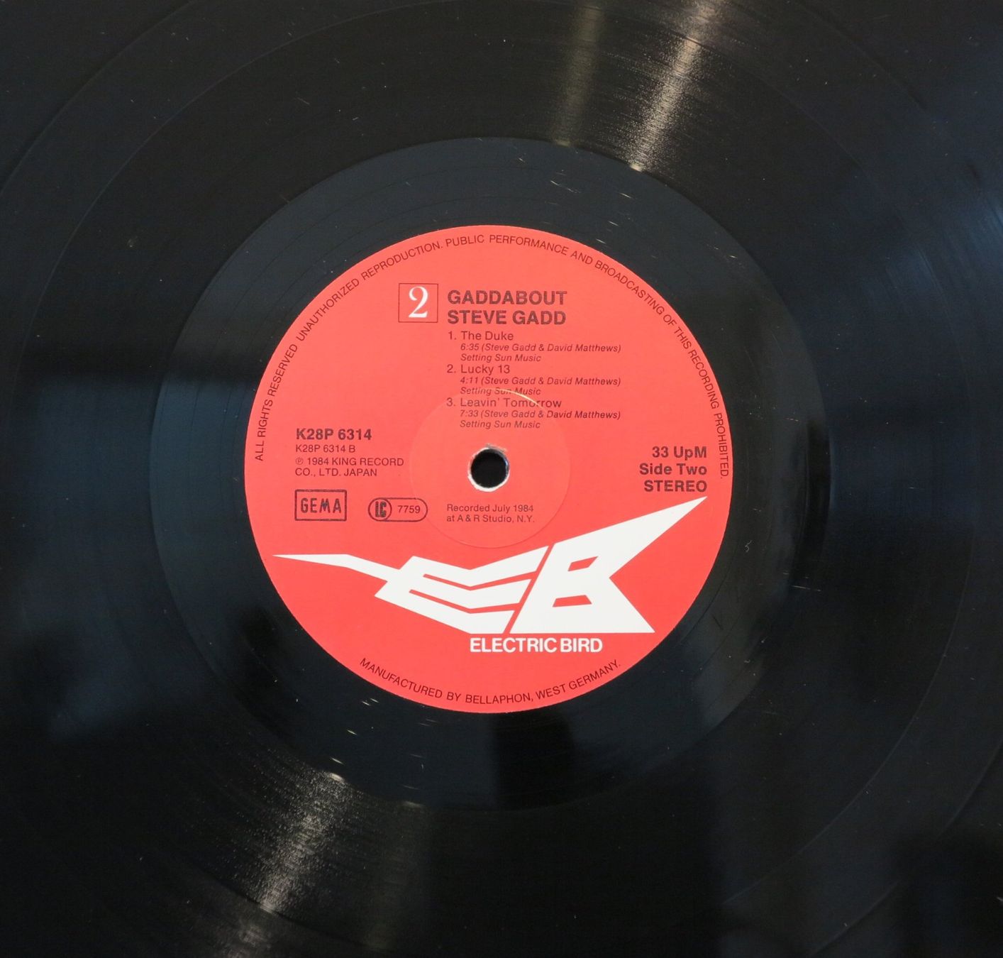 Dischi in vinile: Steve Gadd - Gaddoabout / LP – Usato da Zürich venduto da Naim60 3