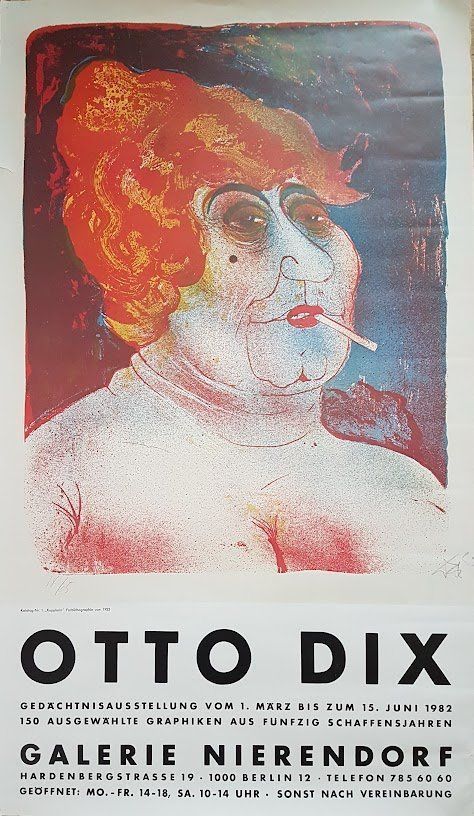 Posters & Illustrations: Ausstellung Plakat Otto Dix – Neuf (Voir description) à zurich par ARTMYART