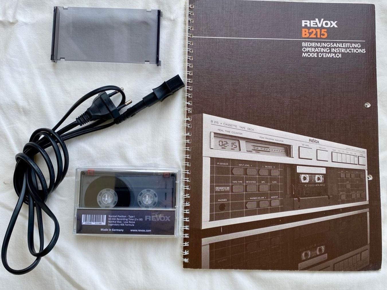 Revox Registratori: ReVox B215 Cassette Tape Deck – Usato da Hünenberg venduto da Zwilling4 5