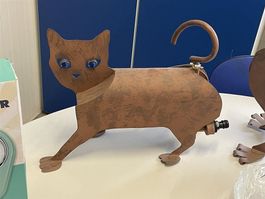 Garten Wassersprinkler "Katze" aus Metall ab 1.-