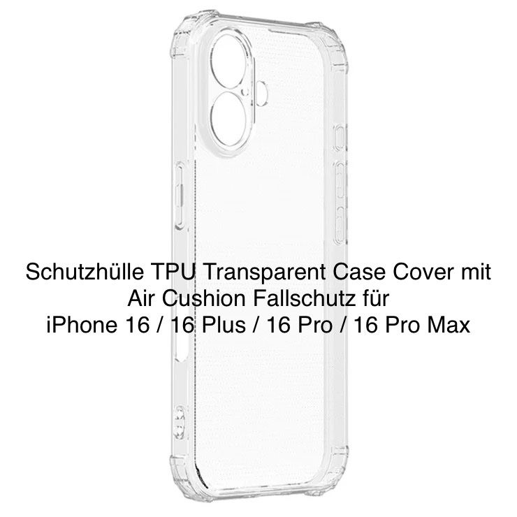 Cover & Protezioni schermo: iPhone 16 Plus Schutzhülle Cover Soft Case Hybrid Fallschutz – Nuovo (secondo la descrizione) da Basel venduto da MY.AIRPODS.SHOP 5