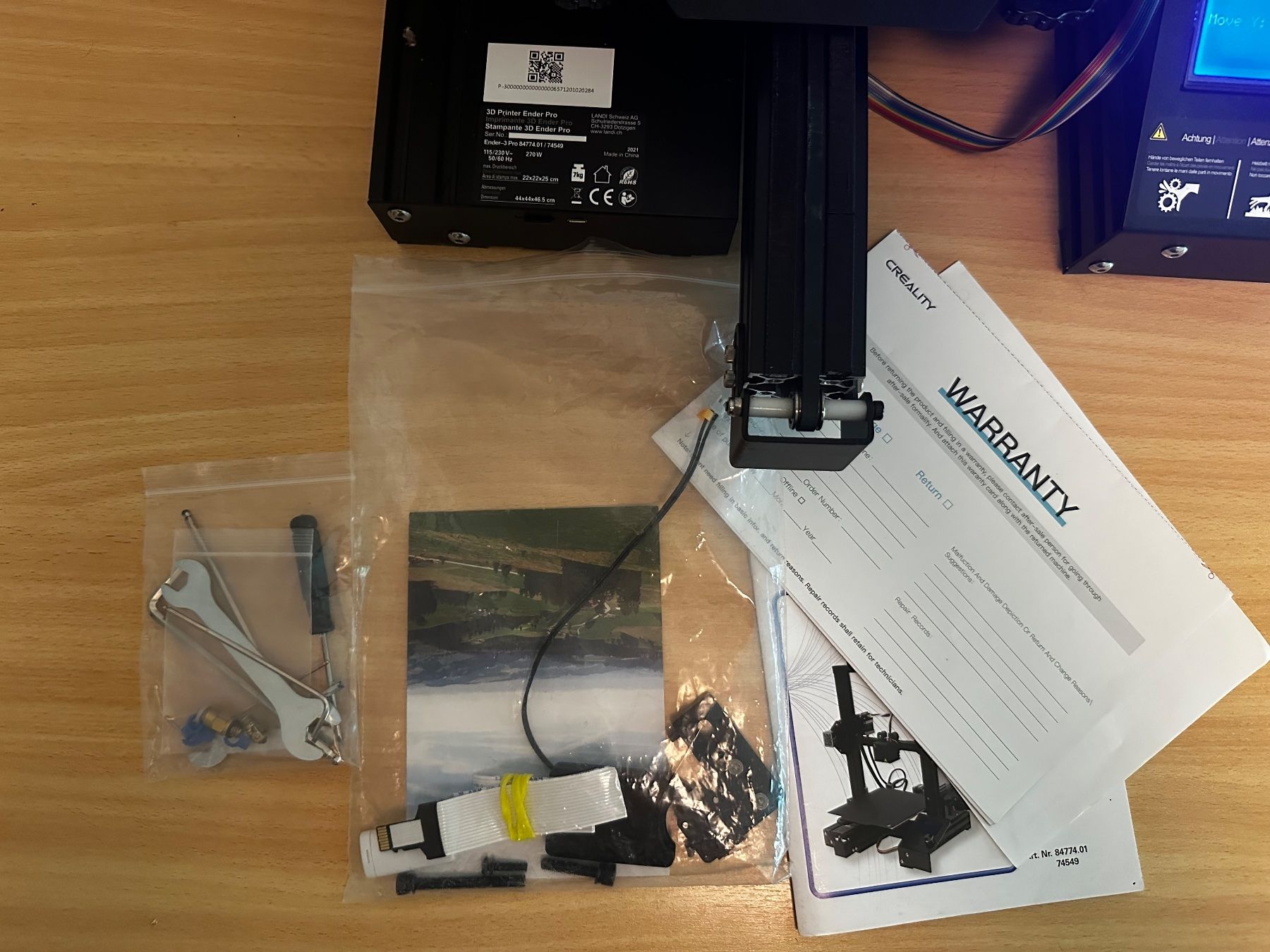 Creality Stampanti 3D: Ender 3 Pro 3D Drucker mit AutoNivellierung & Filamentsensor – Usato da Moosseedorf venduto da MirtoCarlo 4