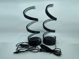 2x USB-LED-Lampen mit 3 Lichtfarben und Dimmbar - NEU
