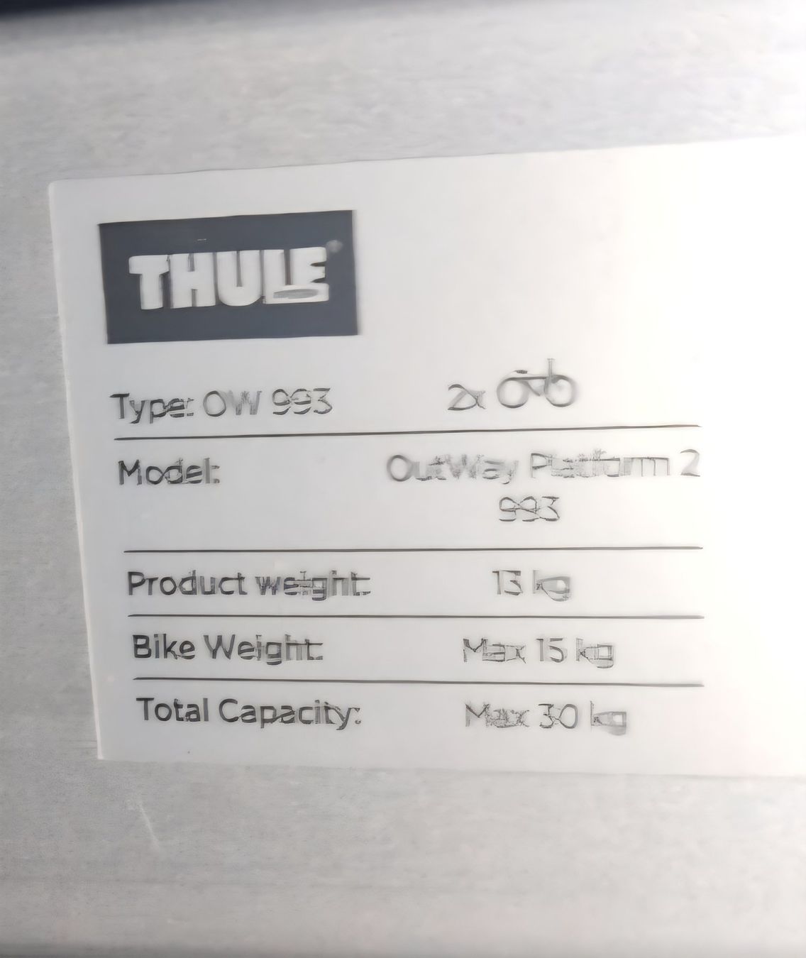 Thule Dachträger: Fahrradträger Thule Outway Plattform 2 – Gebraucht aus Oberuzwil von SpigEbike 4