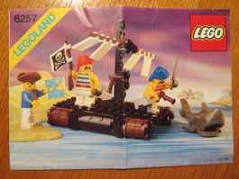 LEGO 6257 Castaway's Raft - Piraten, Floss