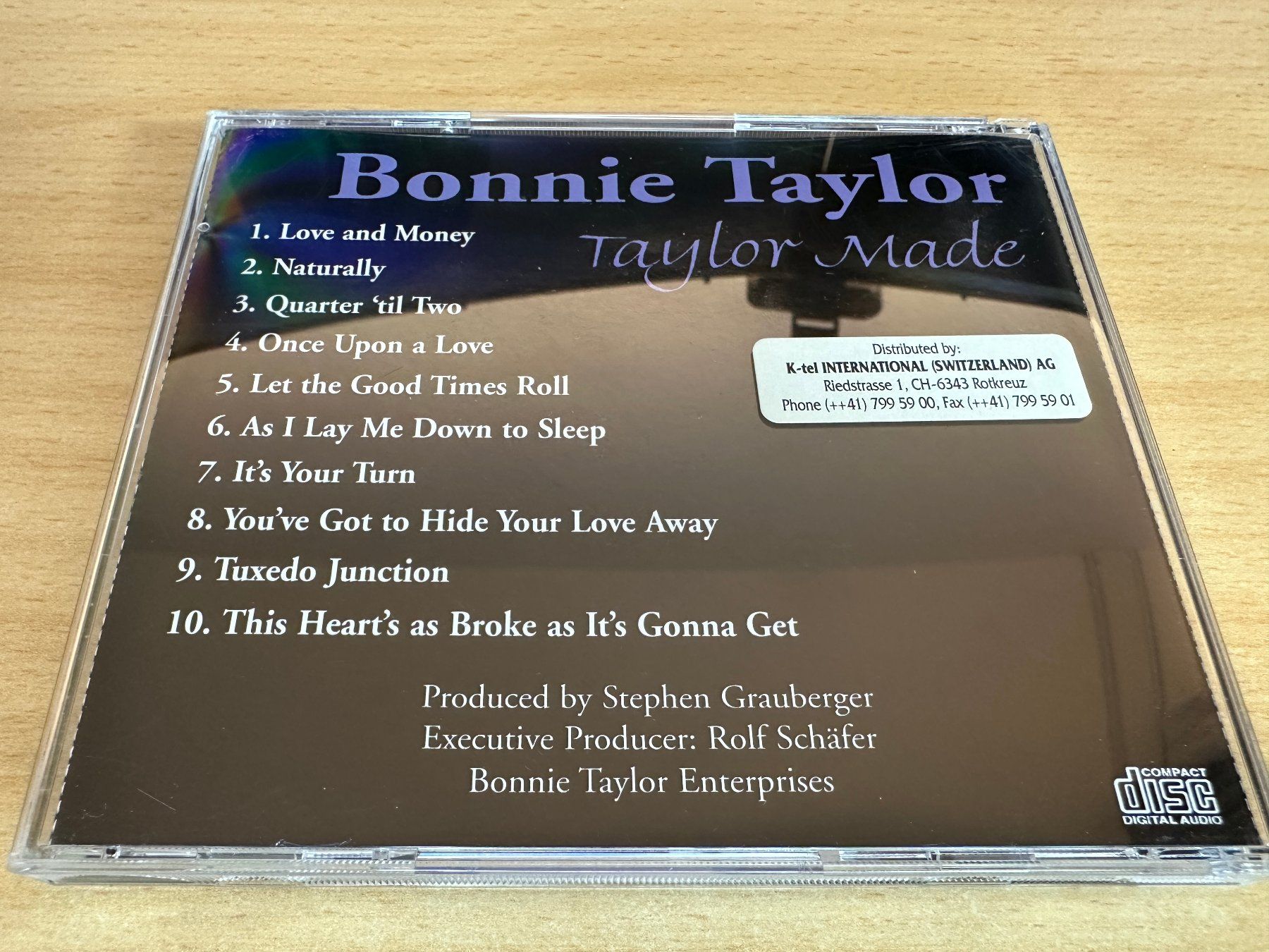 CD: Bonnie Taylor - Taylor Made – Usato da Rikon im Tösstal venduto da Alpenmutz 1