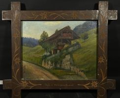 Landschaftgemälde Seiler Jdyll v. Heiligenschwendi