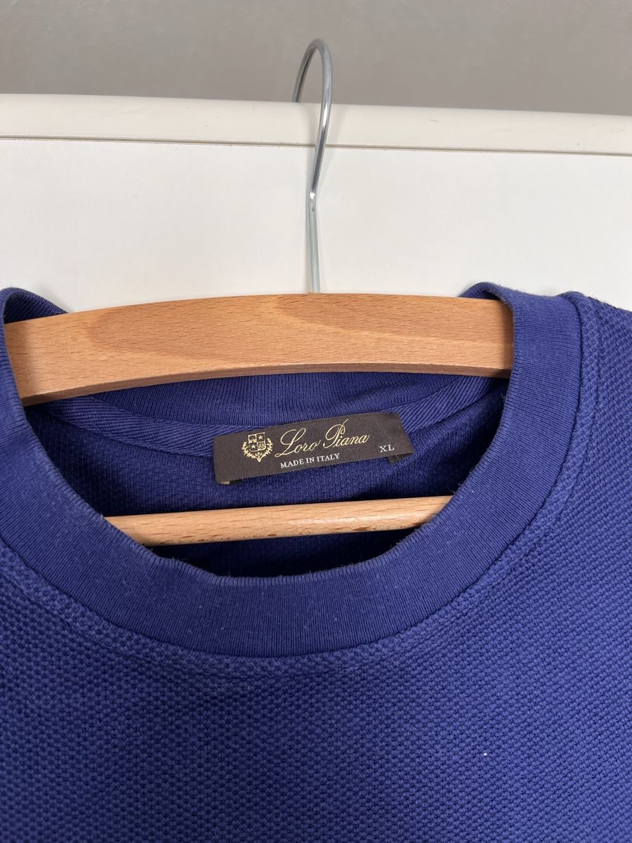 T-shirt: Loro Piana Tee Shirt Blue – Usato da Genève venduto da 3M_JR 1