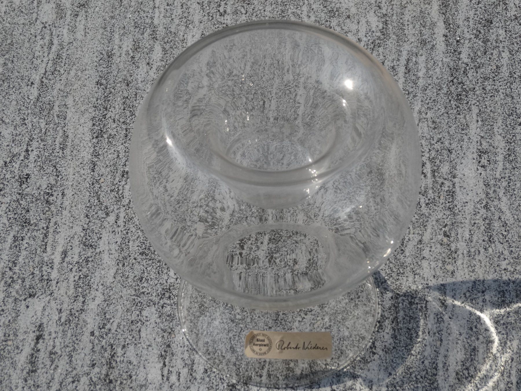 Alessi Portacandele: Aus der Glasvitrine: Kernzenständer aus Glas – Usato da Allschwil venduto da Boutique_16b