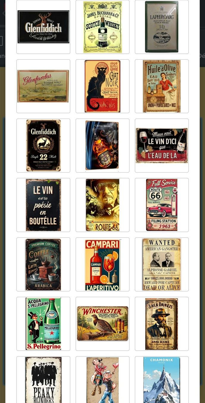 Insegne: Plaques vintage en metal – Nuovo e nell'imballaggio originale da Vernier venduto da 19pigments 7