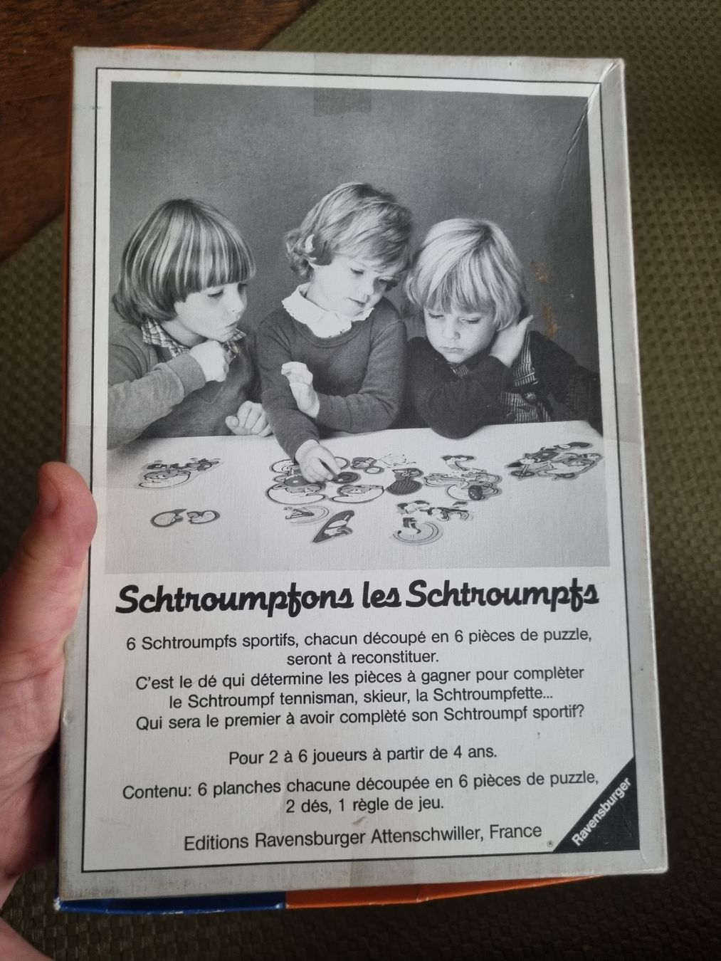 Ravensburger Giochi: Schtroumpfons les Schtroumpfs-Jeu de dés & puzzle  – Usato da Fribourg venduto da jarmilka 1