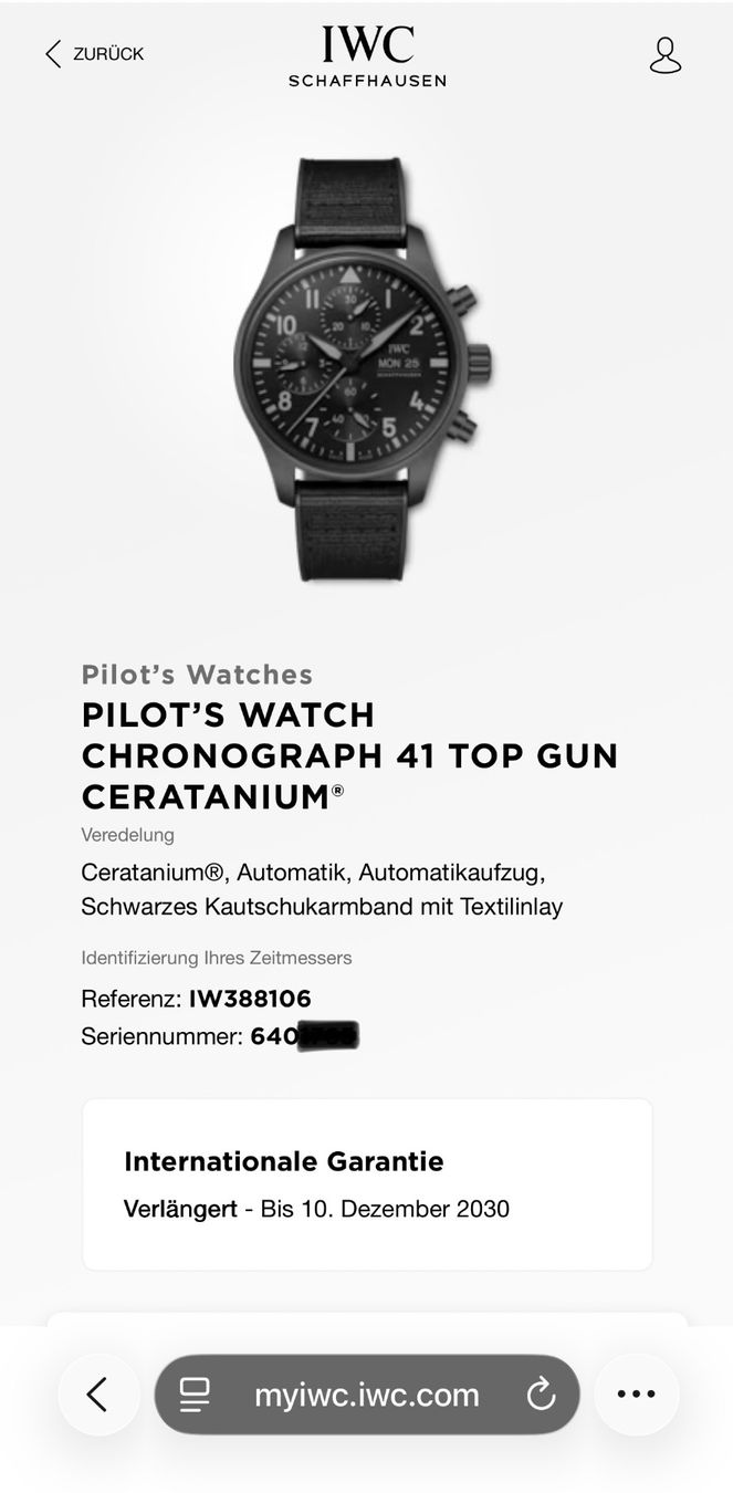 IWC Uhren: IWC Pilot Chronograph 41 Top Gun Ceratanium – Gebraucht aus Birsfelden von Mynos 1