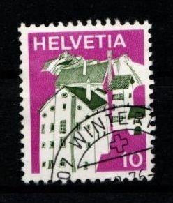Tutti i francobolli: 1973/75  - Landschaftsbilder / Gaubünden – Usato da Schaffhausen venduto da poststamp