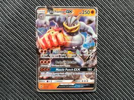 Pokemon Machamp GX Burning Shadows near Mint