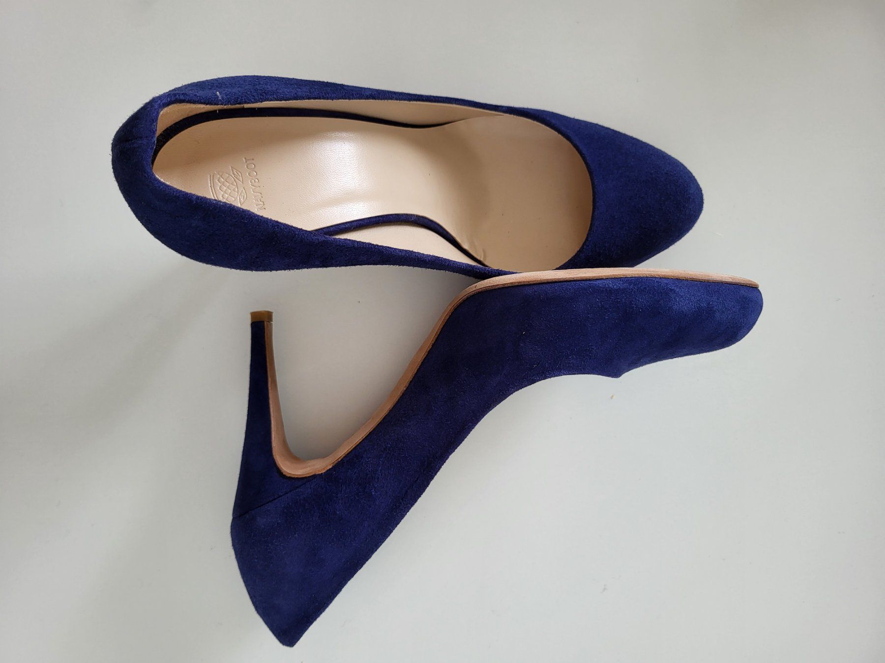 Navyboot Scarpe da donna: Navyboot Wildlederpumps, Gr. 38,5 - dunkelblau, elegant – Usato da Baar venduto da clar6 4
