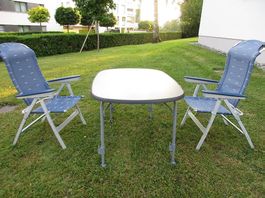 50 Prozent off vom Neupreis - Campingtisch, Oval, 130x90 cm