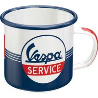 Vespa Servizio Metall Emaille Tasse Original Merchandise