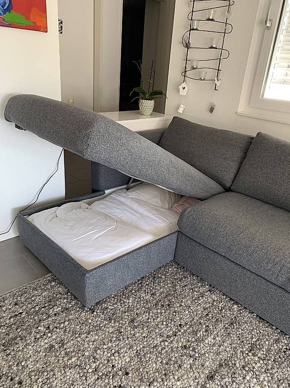 Divani: 3er Sofa / Couch VIMLE mit Récamiere grau – Usato da Baar venduto da nic_9886 2