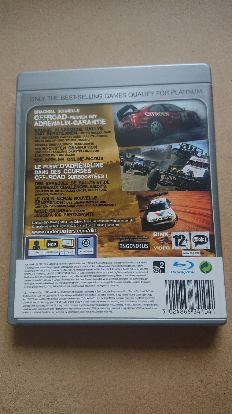 Giochi: Colin McRae DiRT Platinum PS3 – Usato da Chur venduto da FreakofRarity 1
