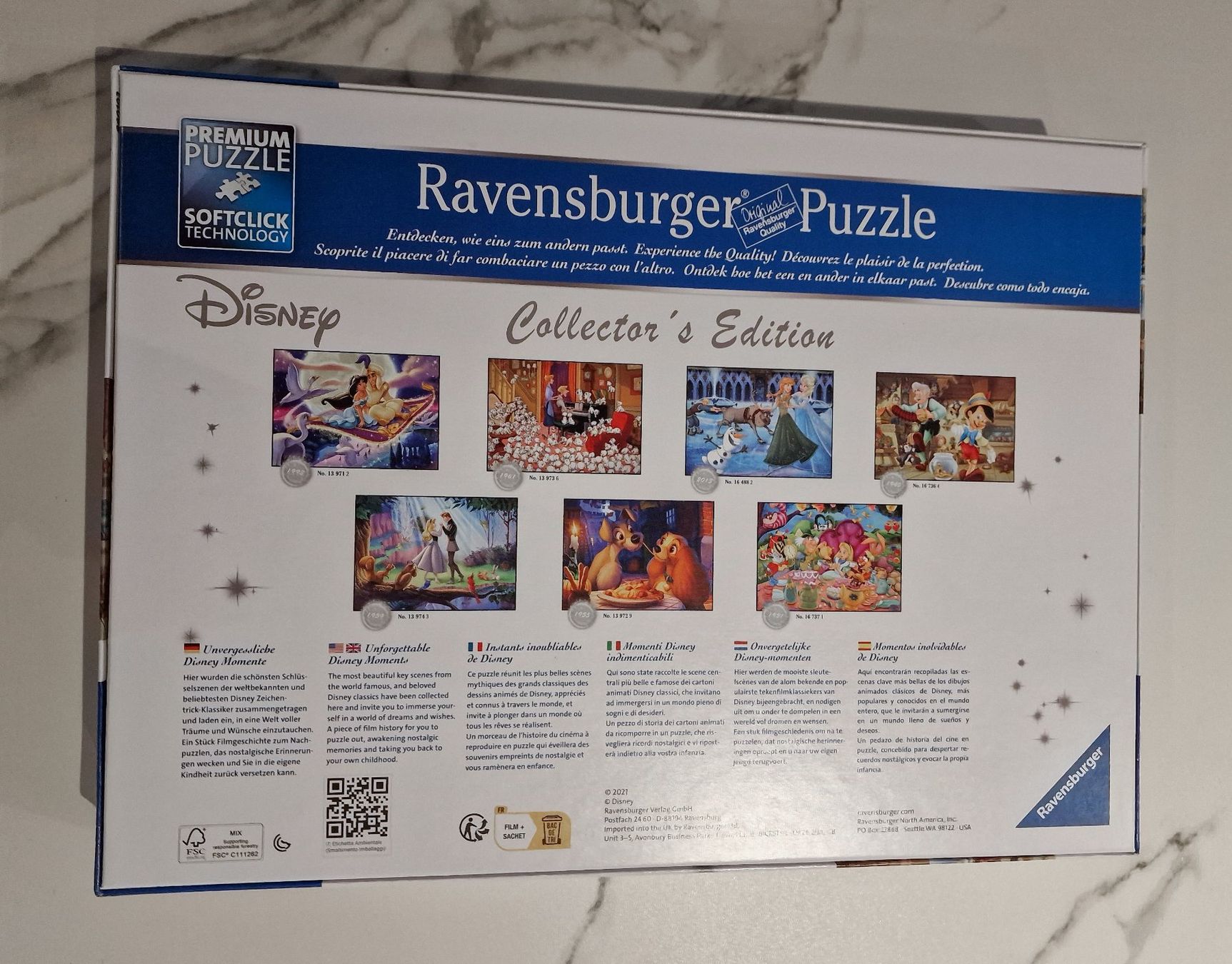 Ravensburger Puzzle: Ravensburger Puzzle Disney Pinocchio 1000 Teile – Nuovo (secondo la descrizione) da Neuhausen am Rheinfall venduto da geekgadget 8
