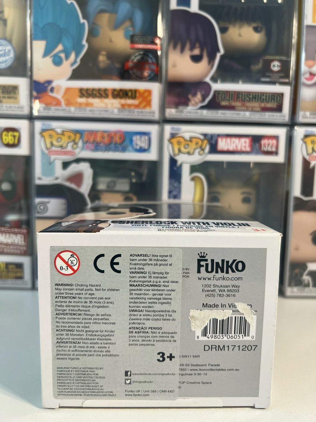 Funko Statuette: Funko POP! Television Sherlock - Sherlock with Violin 2017 – Nuovo e nell'imballaggio originale da Le Mouret venduto da perfectbijou 5
