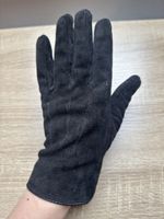 Gants en cuir noir, taille M/L, Avenue vintage
