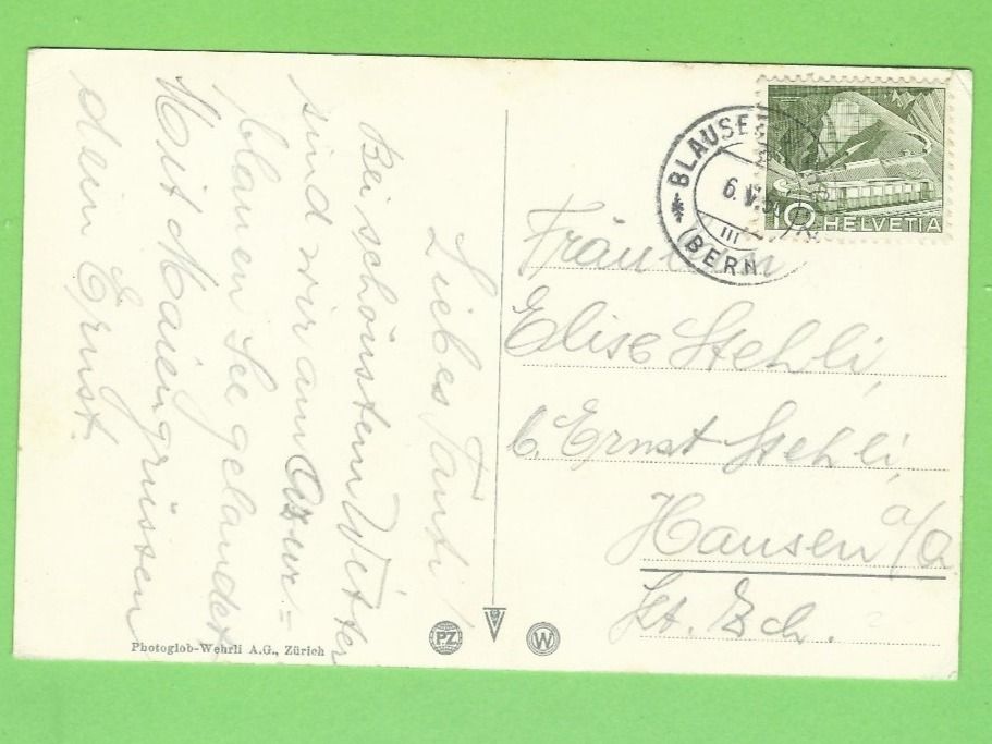 Cartoline postali: Blausee mit Doldenhorn – Usato da Zürich venduto da t24_de 1