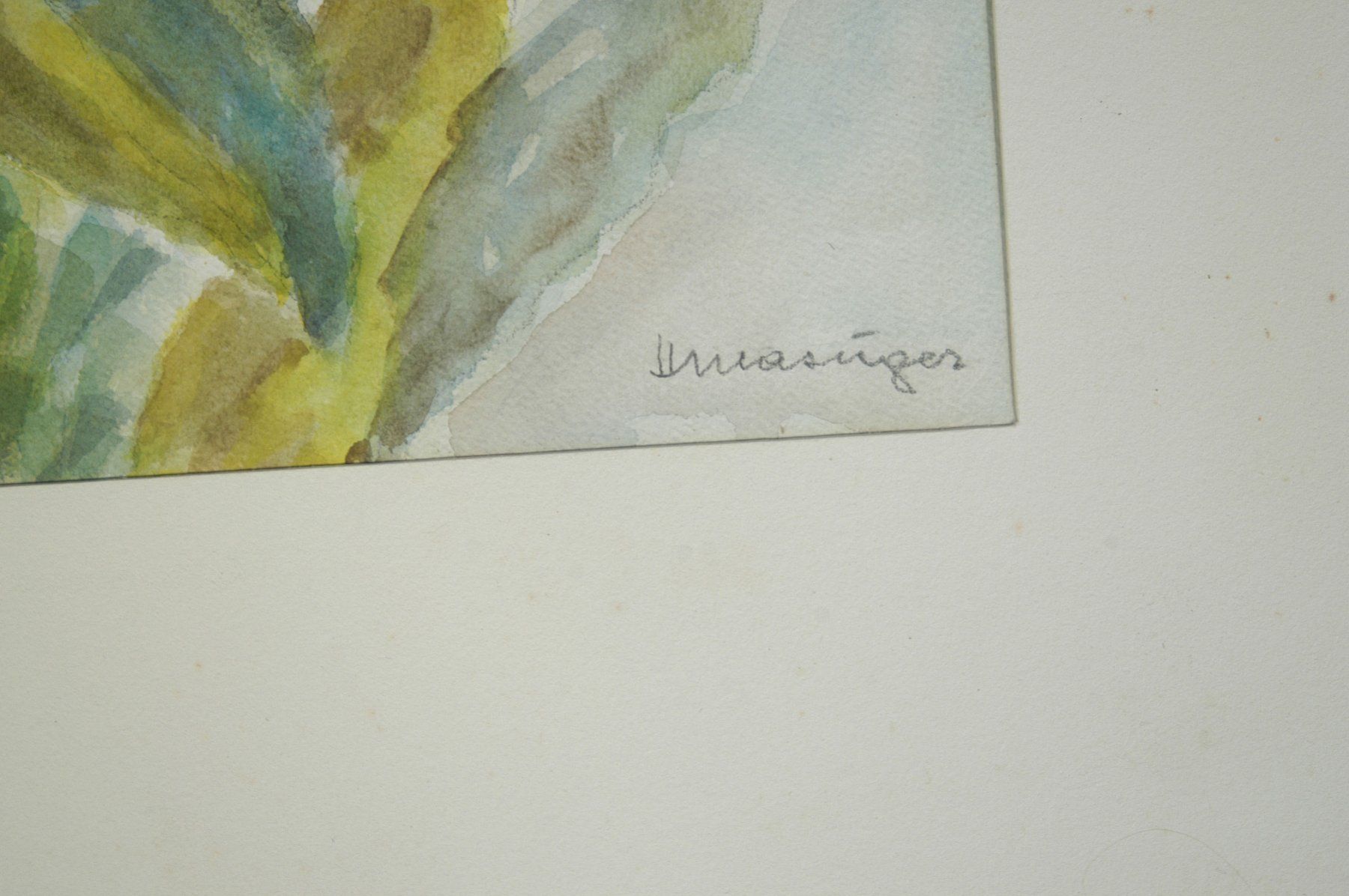 Dipinti: Blumenstilleben Aquarell signiert – Usato da Herisau venduto da Wisen 1