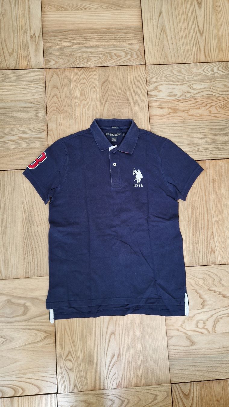 Polo-Shirts: US Polo Assn. Poloshirt, Grösse M, Dunkelblau, – Gebraucht aus Luzern von tbu_qh56
