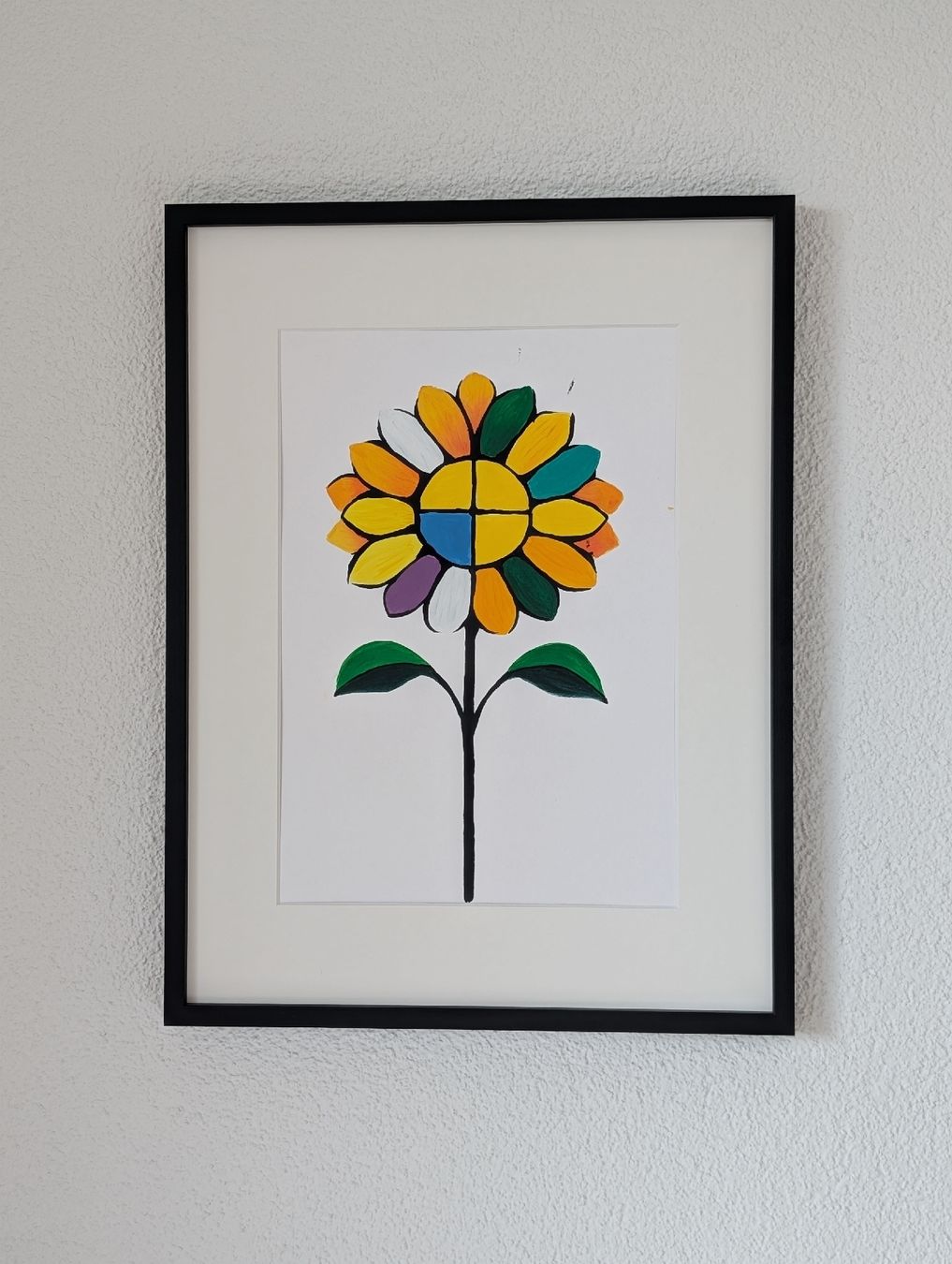 Dipinti: Original Gemälde Moderne Sonnenblume – Nuovo e nell'imballaggio originale da Winterthur venduto da LaVieColor 3