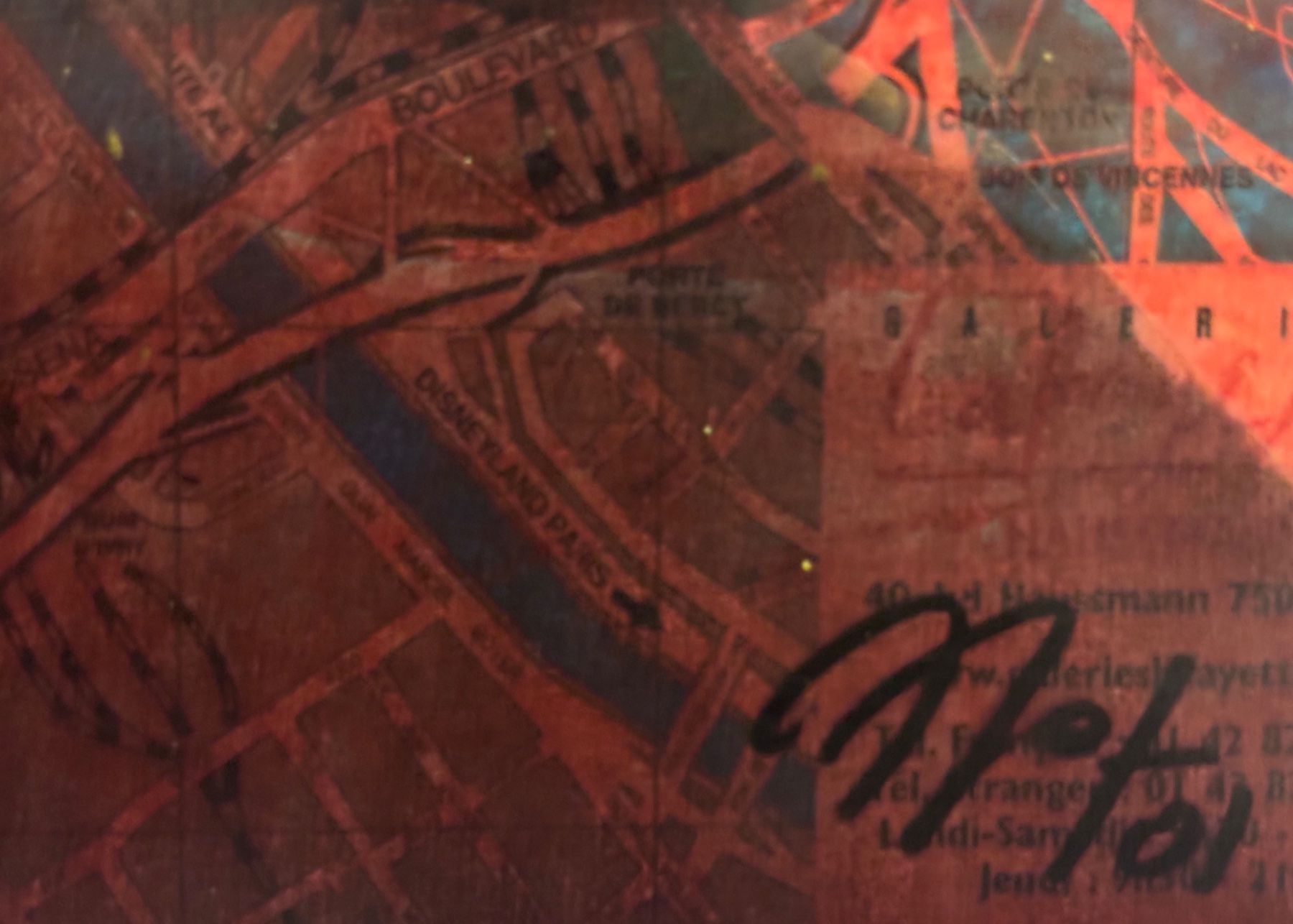 Foto & Immagini: PARIS. raffinierte Collage/Mischtechnik des DUOS GULDENSTERN – Usato da Rütihof venduto da til_68lp 4