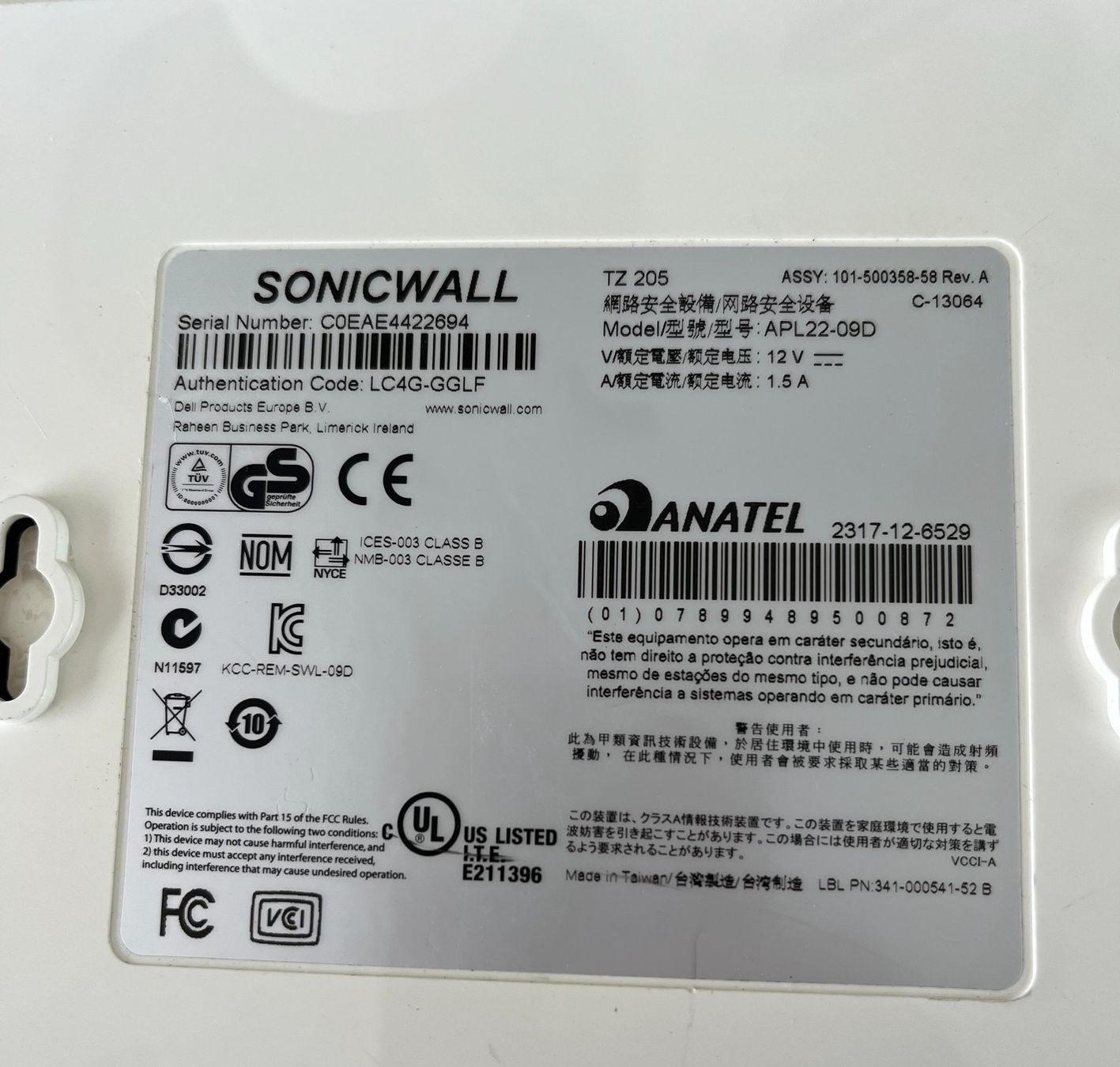 Sonicwall Firewall: Sonicwall TZ 205 occasion – Gebraucht aus Carouge GE von Pierre48 2