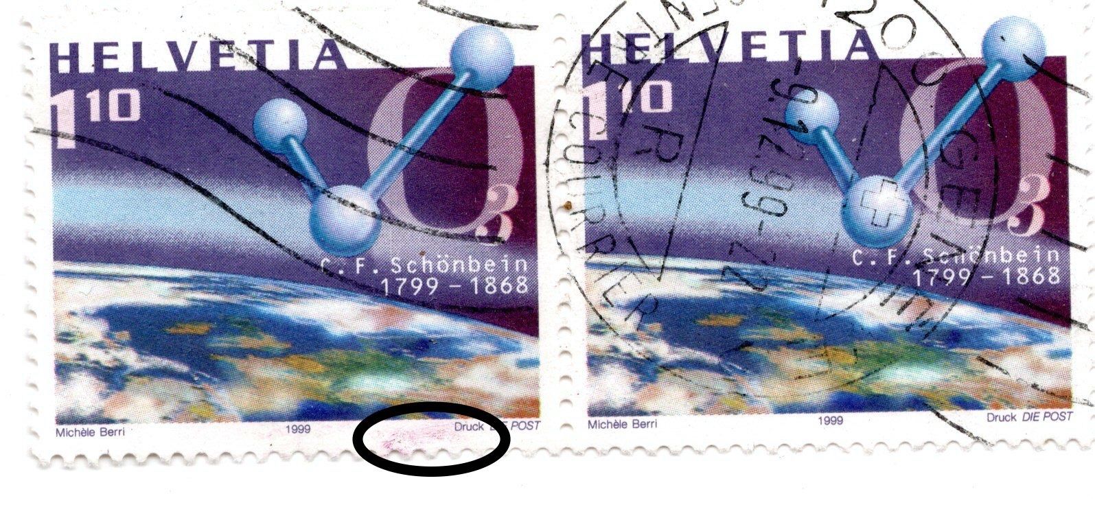 Tutti i francobolli: 10c CH 1999 Franc. speciali/Dif. – Usato da BREGANZONA venduto da adelio8