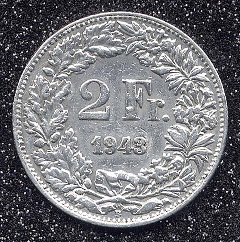 Alle Münzen: Münze CH Silber "1943" – Gebraucht aus Zug von BAMBI51