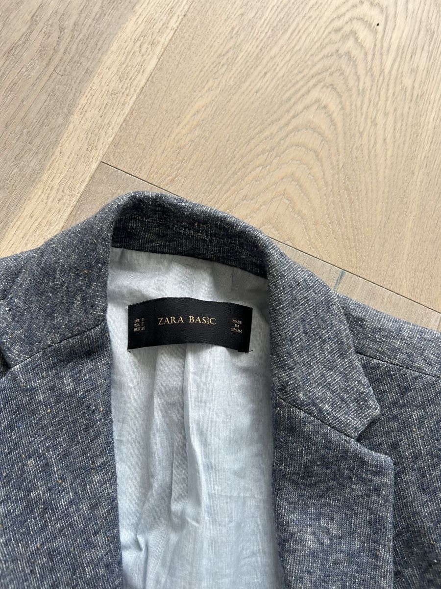 Zara Jacken: Zara Blazer Gr. S grau blau – Gebraucht aus Zug von Gibbi80 1