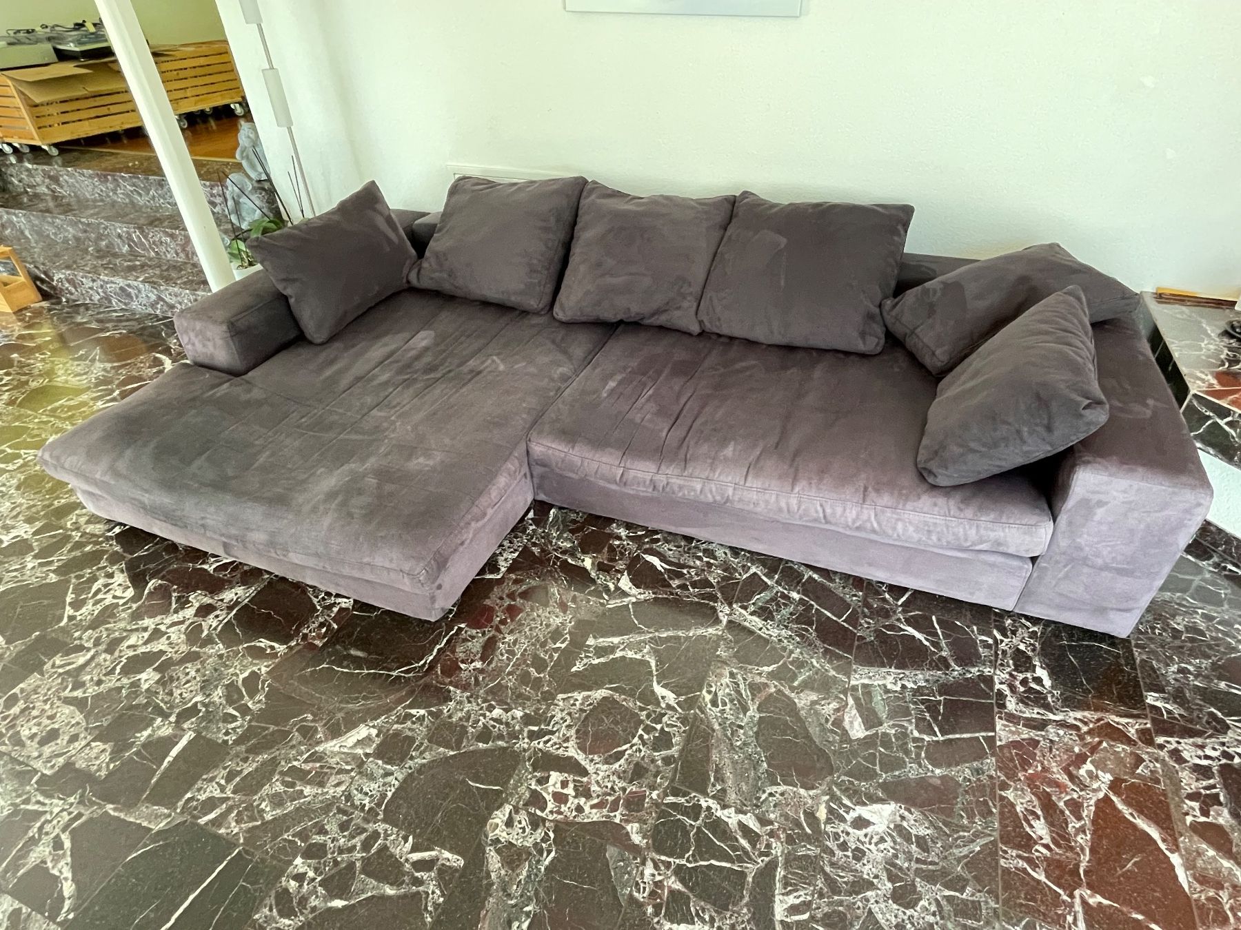 Divani: Gemütliches Sofa, grau – Usato da Biel/Bienne venduto da Tribo85 1