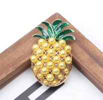 Brosche Ananas