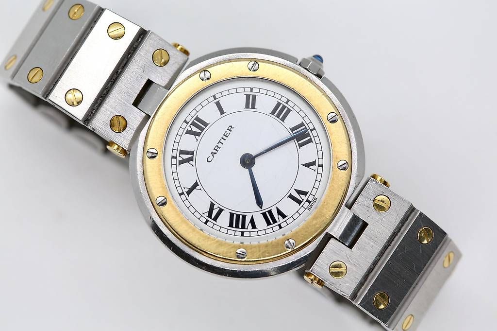 Cartier Orologi: Cartier Santos Ronde – Usato da Reinach BL venduto da Han-Numismatik 1