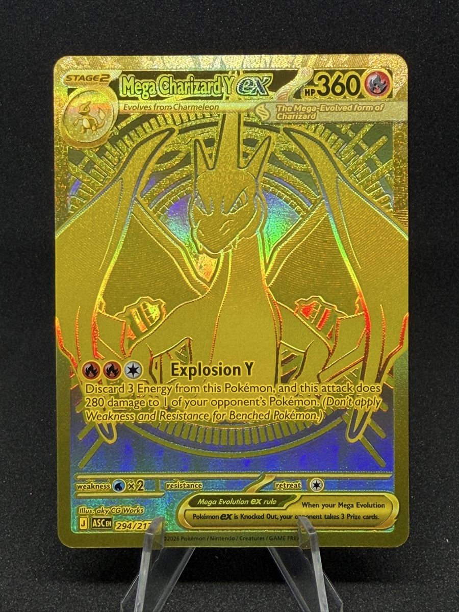 Pokémon Sammelbilder & Trading cards: 🇬🇧 Mega Charizard Y ex (ASC 294) – Neu (gemäss Beschreibung) aus Aegerten von el_gr