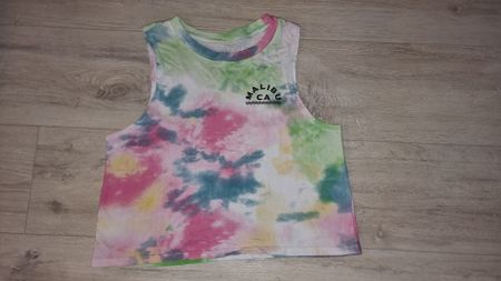 Malibu Batik Crop Top Sommer Tanktop bunt Gr. XS