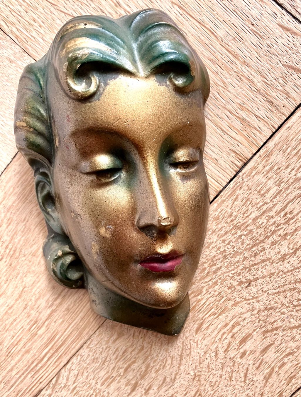Sculture & Statue: Frauenkopf- Skulptur - Art Deco – Usato da Schaffhausen venduto da NinaRicardo 1