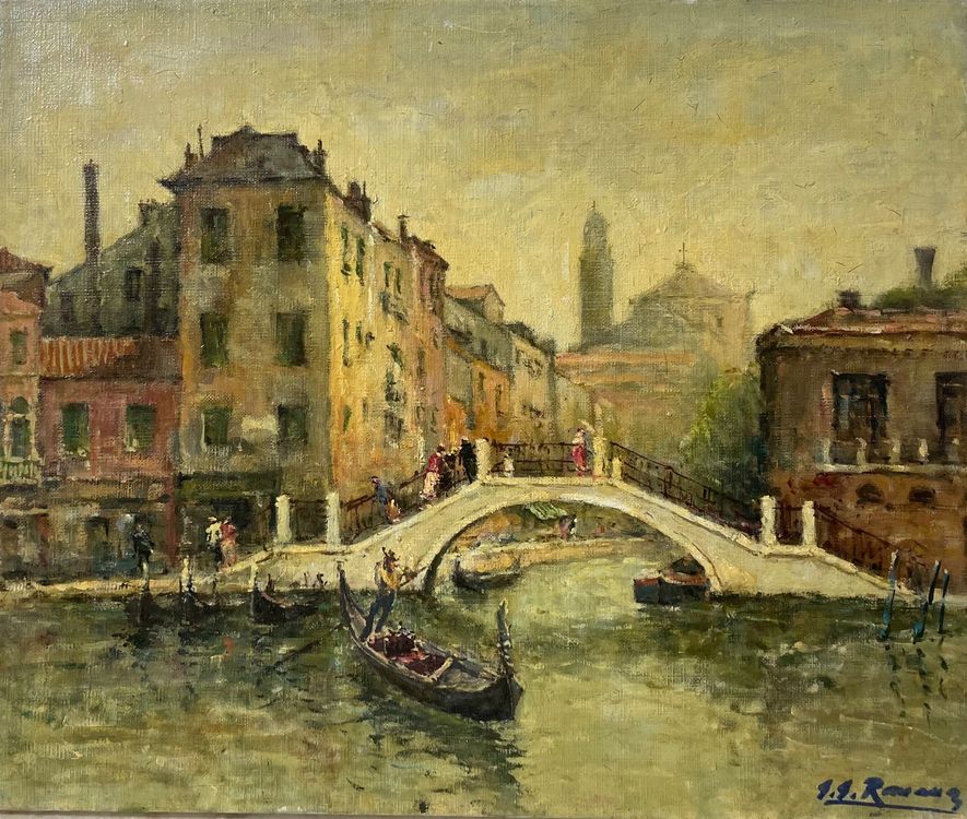 George Romano (XX) Gemälde - Venedig (Gebraucht) in Root für CHF 100 ...