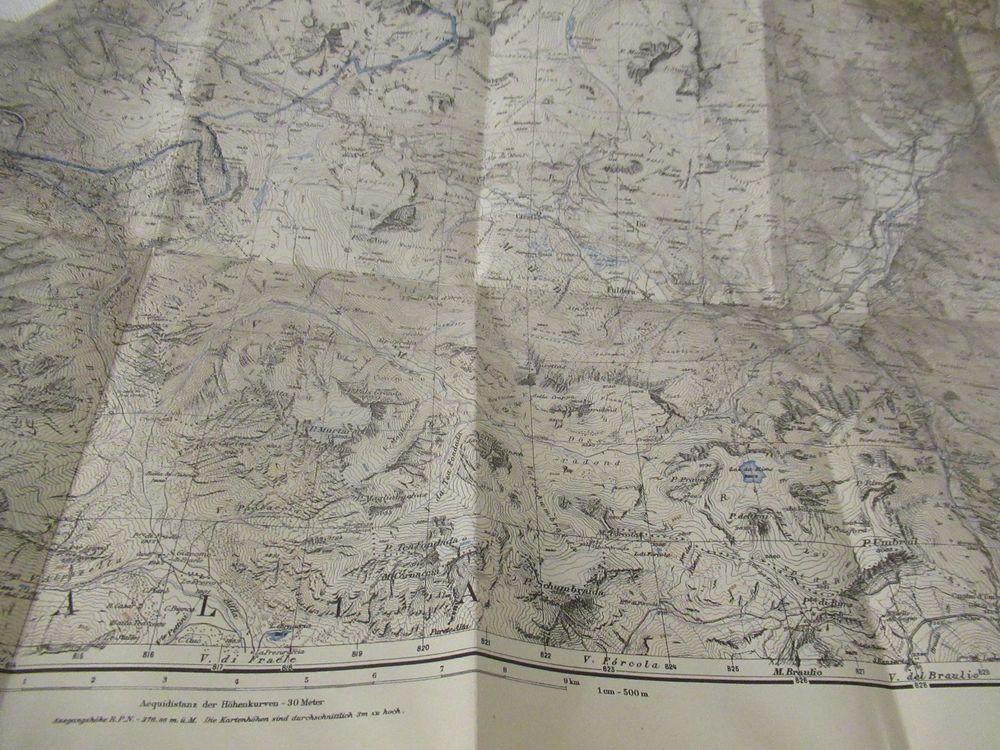 OFENPASS Topographische Karte Der Schweiz | Kaufen Auf Ricardo