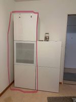 Ikea Besta Schrank mit 3 Türen und 7 Böden