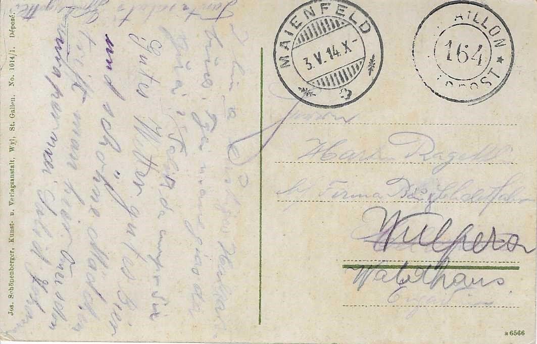 Cartes postales: Alles ändert mit de Zitä..., 1914, Feldpost – D'occasion à Flims - Dorf par Stagediver 1