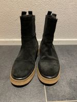 Schwarze Wildleder Chelsea Boots Gr. 39 TJ Collection