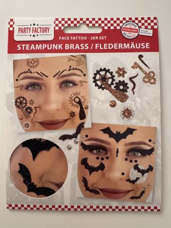 Herbst Deko | Halloween | Face Tattoo | NEU!