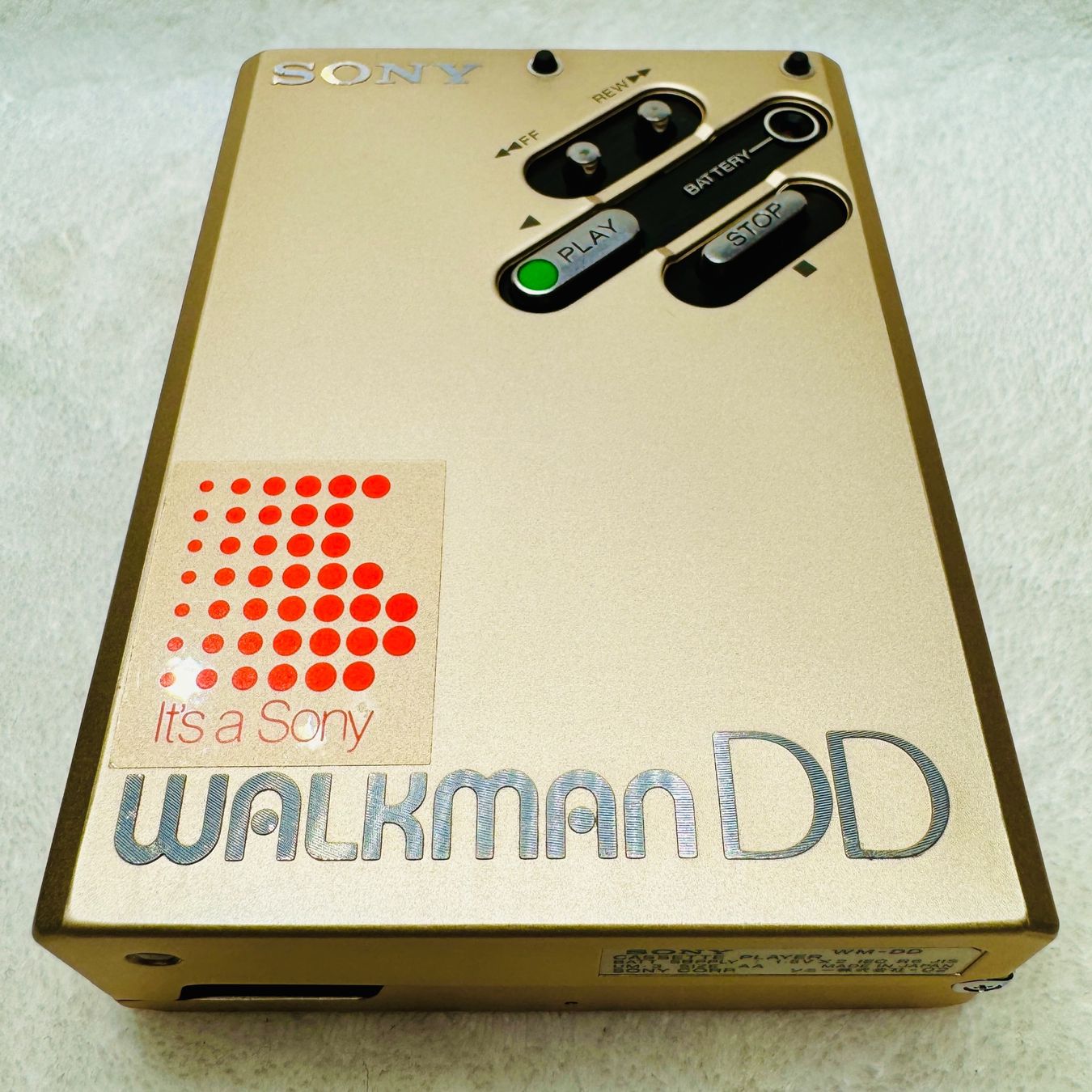 Sony Lettore multimediale portatile: Sony Walkman WM-DD gold #252 – Usato da Vorderthal venduto da WalkmanClinic 3