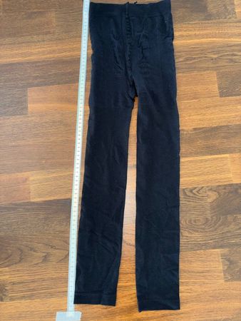 Strumpfhose schwarz, lang, ohne Fuss